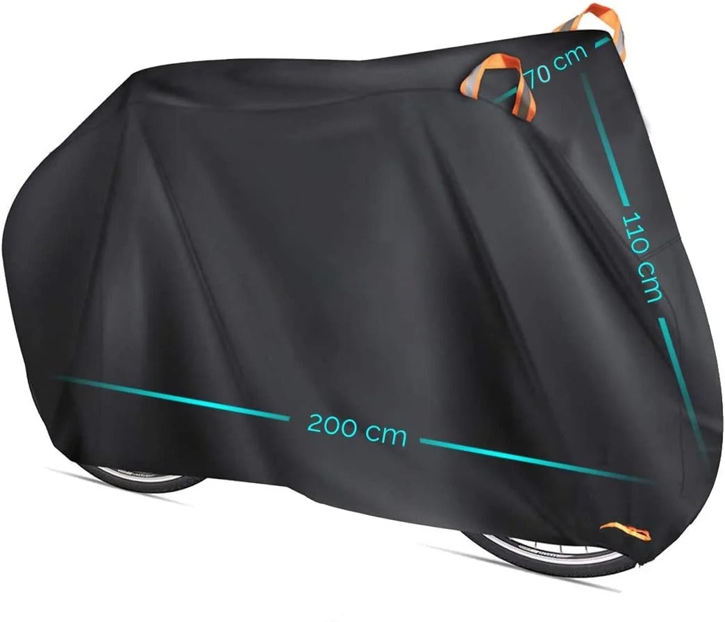 Bicycle Cover Bike Rain Cover, 210D Oxford, 110x200cm, Dust Cover Sun Protection Sunshade Mountain Bike Motorcycle All Seasons - Delicate Leather