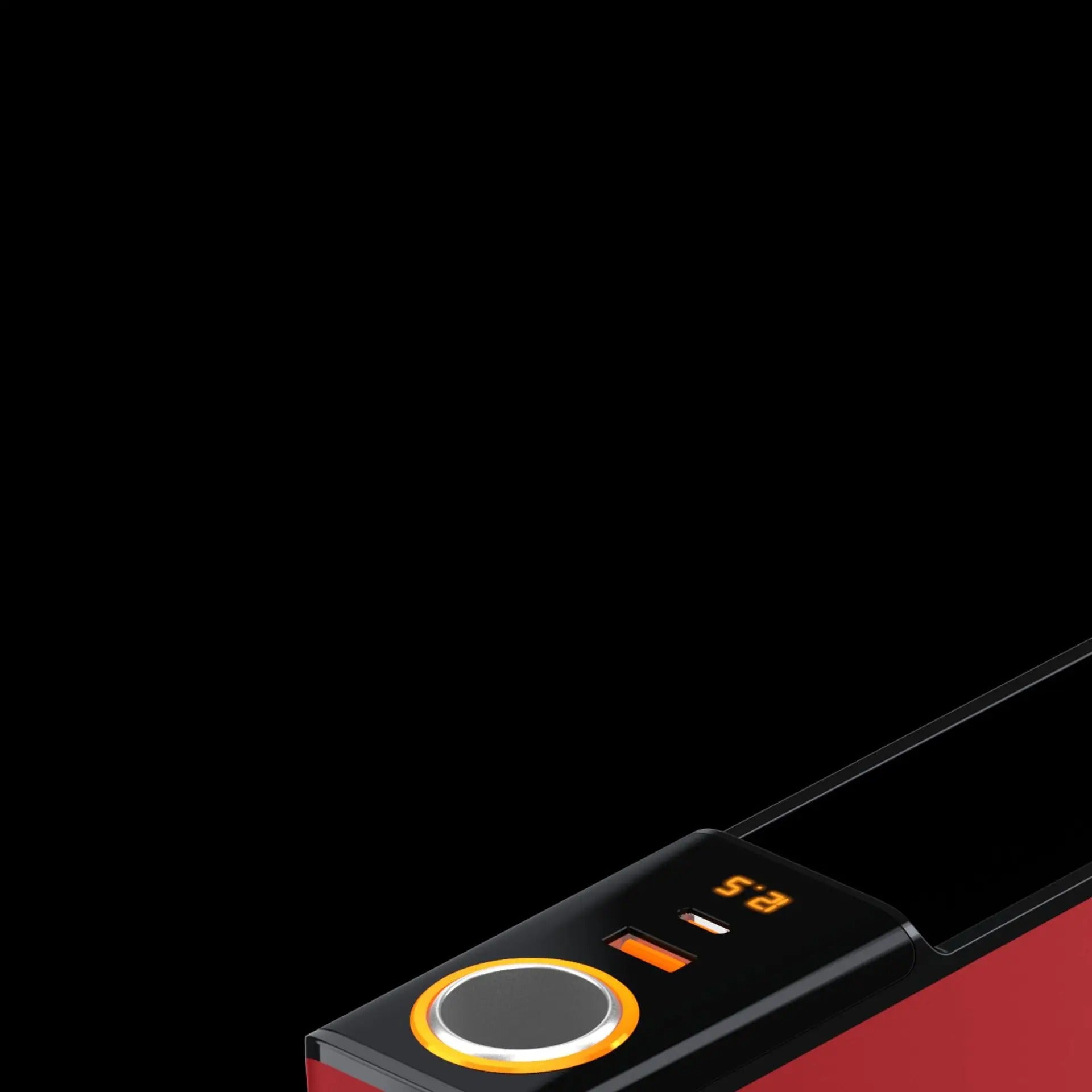 Car Seat Gap Filler Organizer 52W Charging Car Organizer Storage Box Base Removable Seat Gap Filler for Car Organizer Front Seat - Delicate Leather