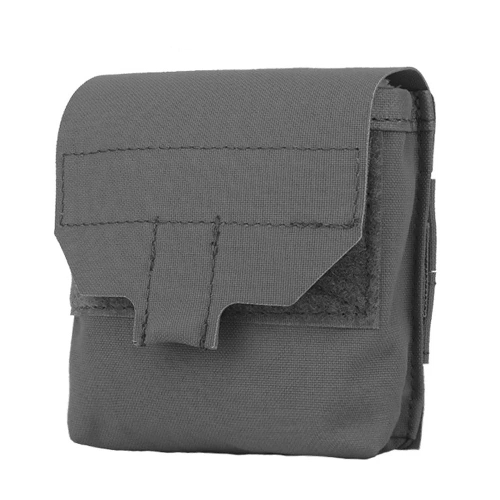 Tactical Hunting Molle Belt Waist Bag, Mini Sundries Bag Pouch, Hunting Airsoft Camping Multi-Purpose Storage Bags - Delicate Leather