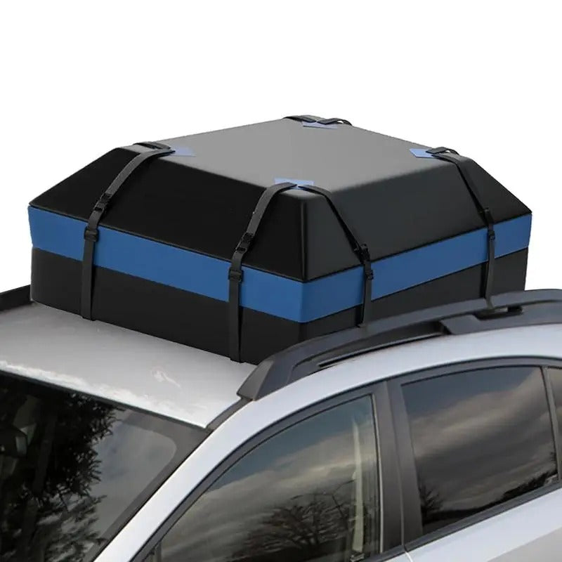 Roof Luggage Bag Rooftop Cargo Bag For Car Rooftop Cargo Carrier Bag 15 Cubic Feet Waterproof Car Roof Travel Bag For Vehicles - Delicate Leather