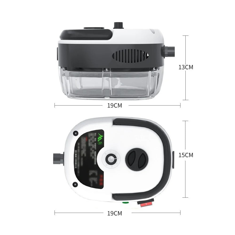 2500W Portable Handheld Steam Cleaner – High-Temperature Pressurized Cleaning Machine with Brush Heads