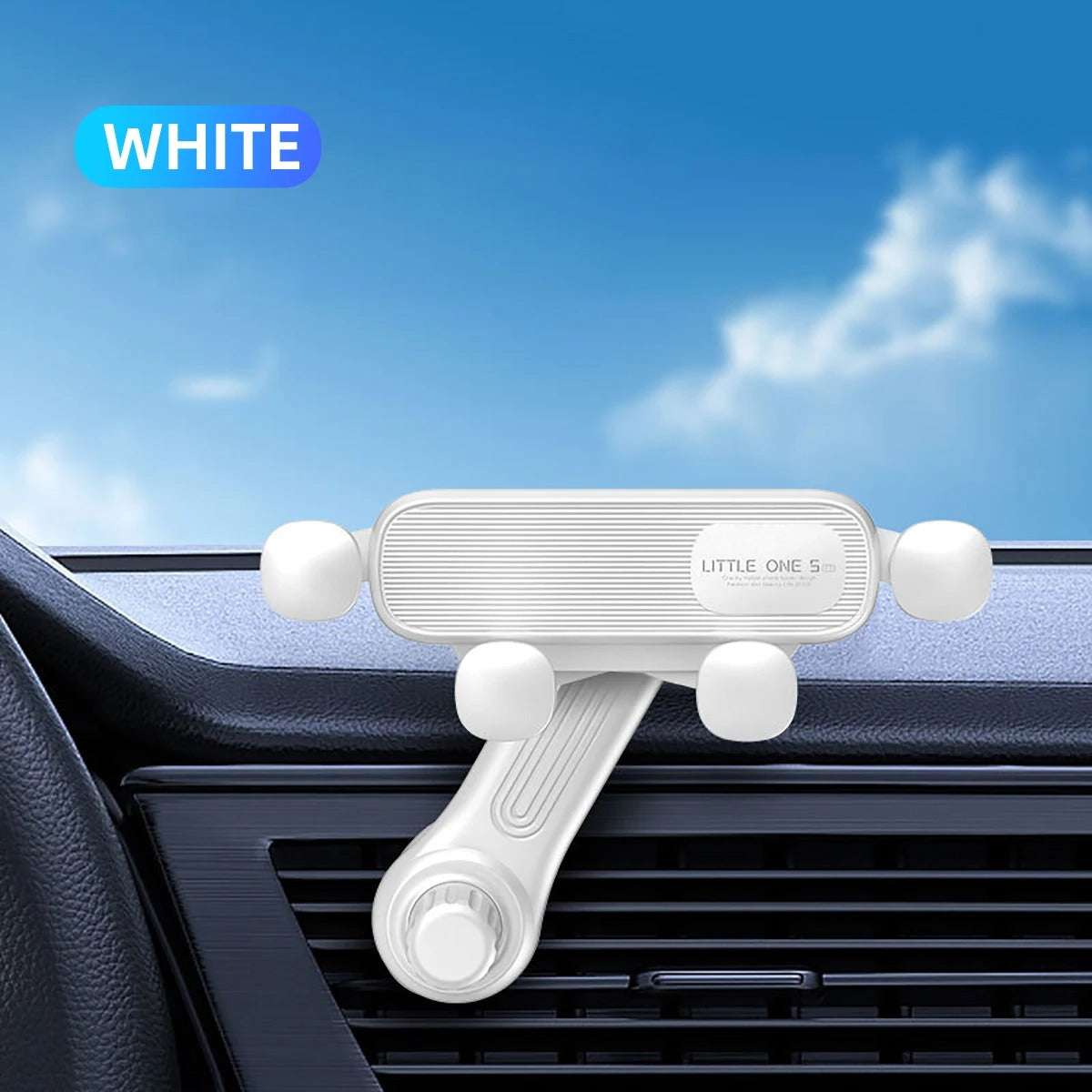Gravity Car Phone Holder - Universal Shockproof Air Vent Mount for 4.7-7 Inch Smartphones