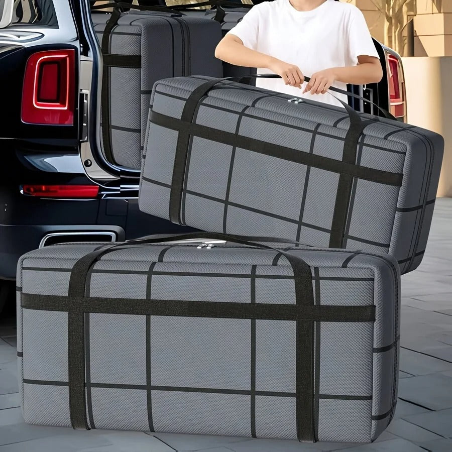 Collapsible Car Trunk Organizer – Large-Capacity Oxford Storage Bag for Vehicle Use - Delicate Leather