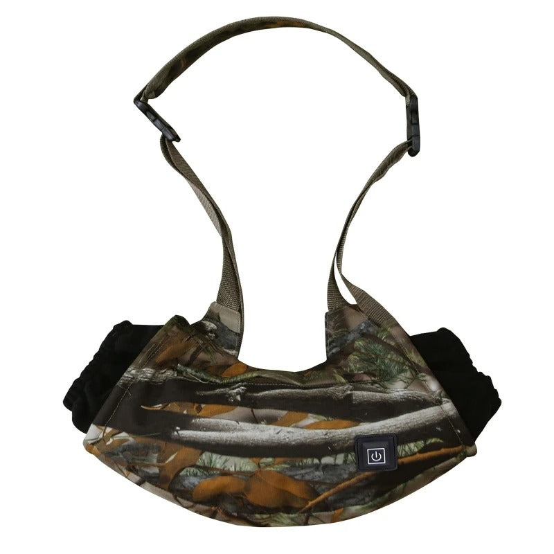 Electric Heated Pad Hand Warmer Bag, Heating Glove for Outdoor Camping with 3 Levels Heat Setting, USB Hand Warmer Heater - Delicate Leather