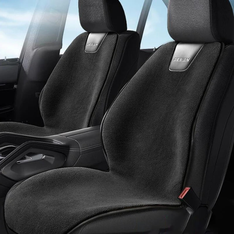 12V Universal Heated Car Seat Cushion – Winter Warmer with 3 Heat Levels, Non-Slip Heating Pad, Imitation Cashmere Fabric 120×45 cm - Delicate Leather