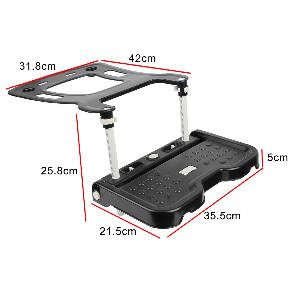 Adjustable Children’s Car Seat Footrest - Baby Safety Pedal Holder Accessory for Comfort - Delicate Leather