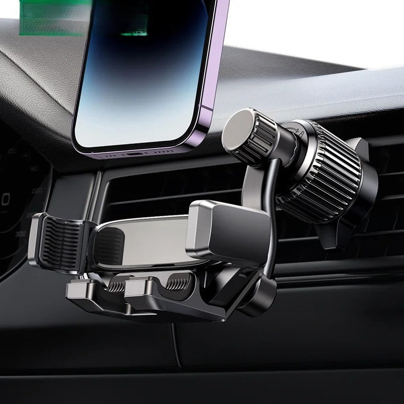 Gravity Car Phone Holder - 360° Rotating Air Vent Mount for iPhone, Xiaomi, Samsung, and More