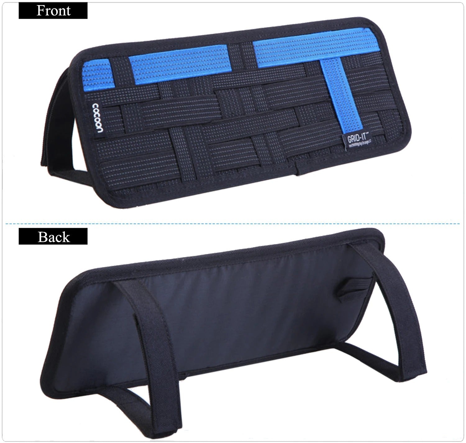 Top Roof Sun Visor Storage Bag - Sunshade Holder Organizer for Car Accessories - Delicate Leather
