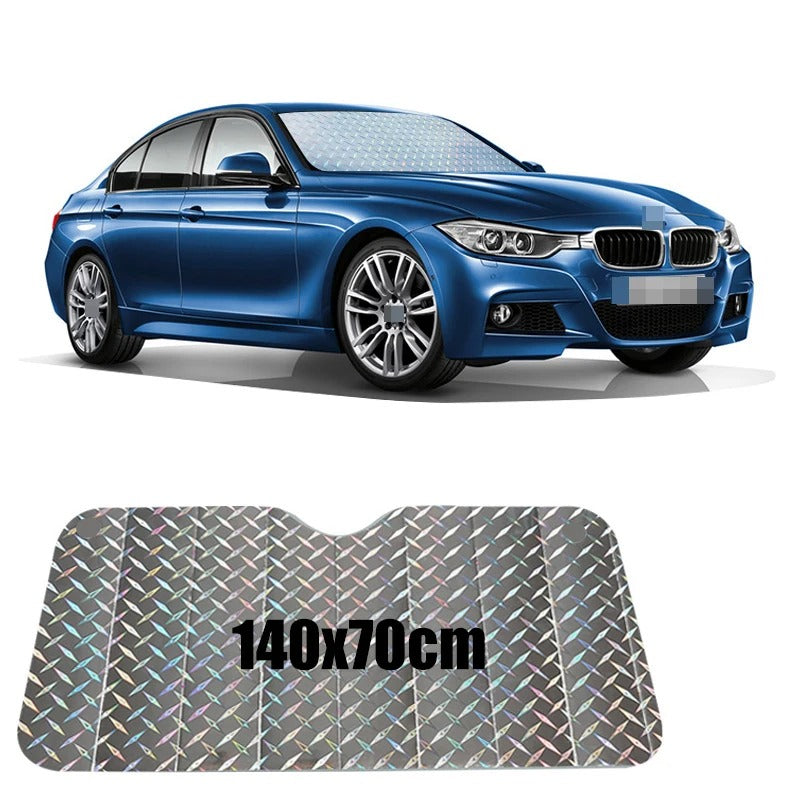 Car Sunshade Curtains – Front & Rear Window Covers with UV Protection - Delicate Leather