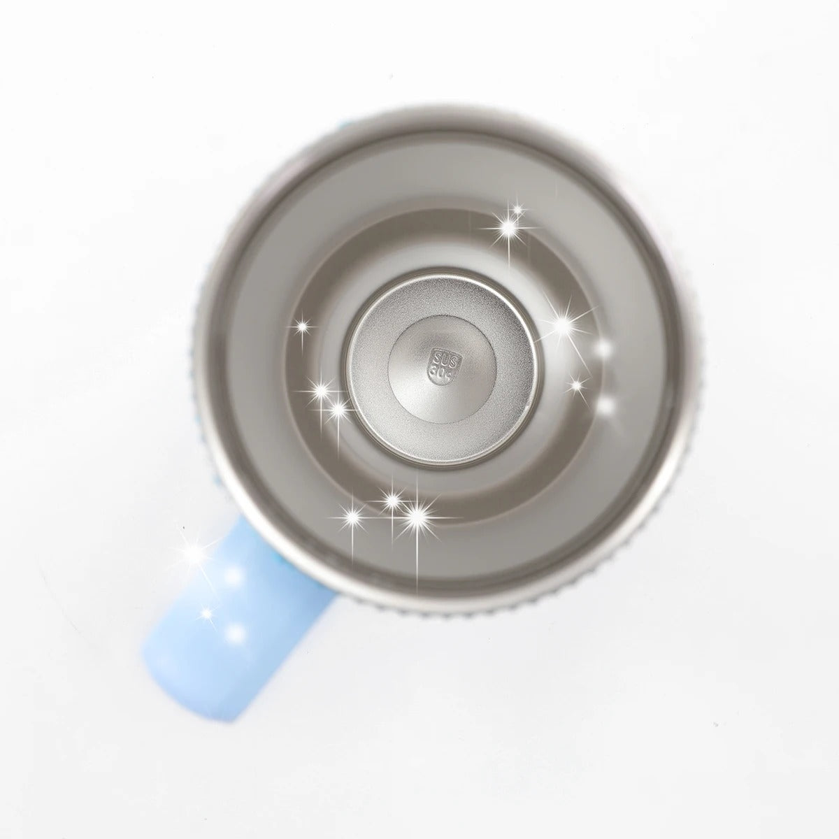 40oz Sparkling Studded Stainless Steel Tumbler – Insulated Water Bottle with Lid & Handle - Delicate Leather