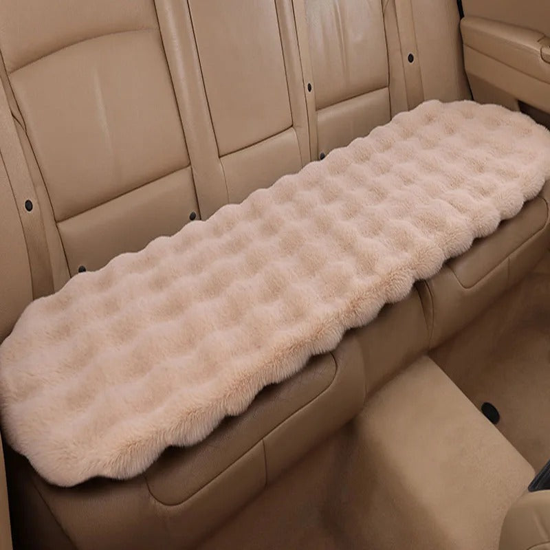 Winter Plush Rabbit Car Seat Covers – Ultra-Soft, Warm & Universal Fit Cushion Pads, Gift For Mother's Day 2025 - Delicate Leather