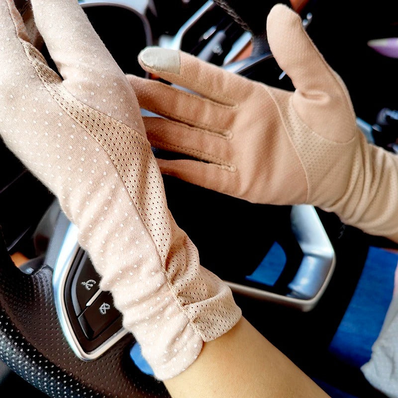 2024 New Fashion Women's Sun Protection Gloves - Delicate Leather