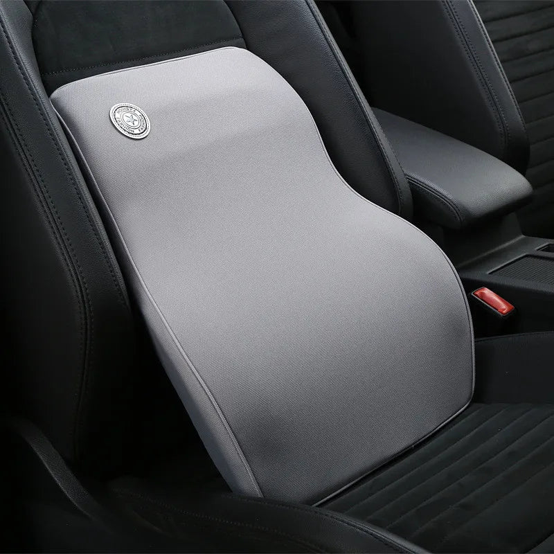 Car Lumbar Support & Neck Pillow Kit – Ergonomic Memory Foam Cushion for Back & Muscle Pain Relief
