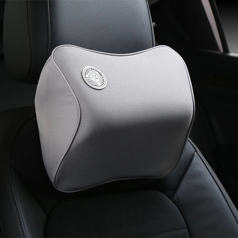 Car Lumbar Support & Neck Pillow Kit – Ergonomic Memory Foam Cushion for Back & Muscle Pain Relief