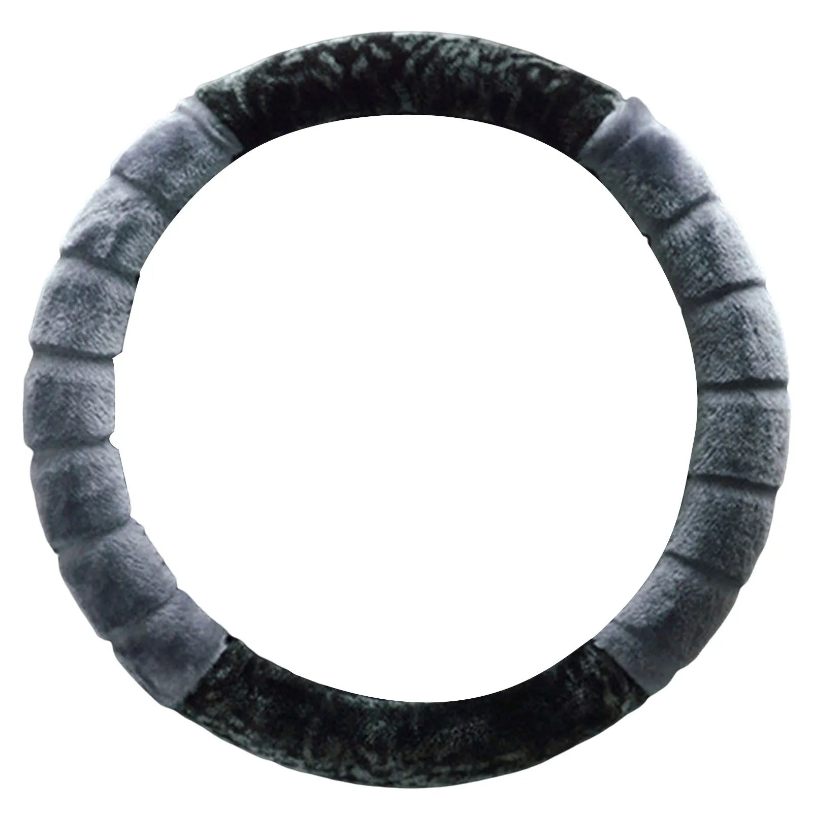 Winter Plush Steering Wheel Cover – Soft Anti-Slip Fluffy Grip, Universal 38cm Warm Driving Protector - Delicate Leather