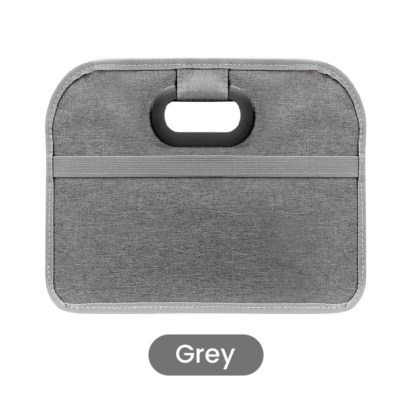 Foldable Trunk Organizer for SUV – Portable Multi-Functional Car Storage Box for Camping & Daily Use - Delicate Leather