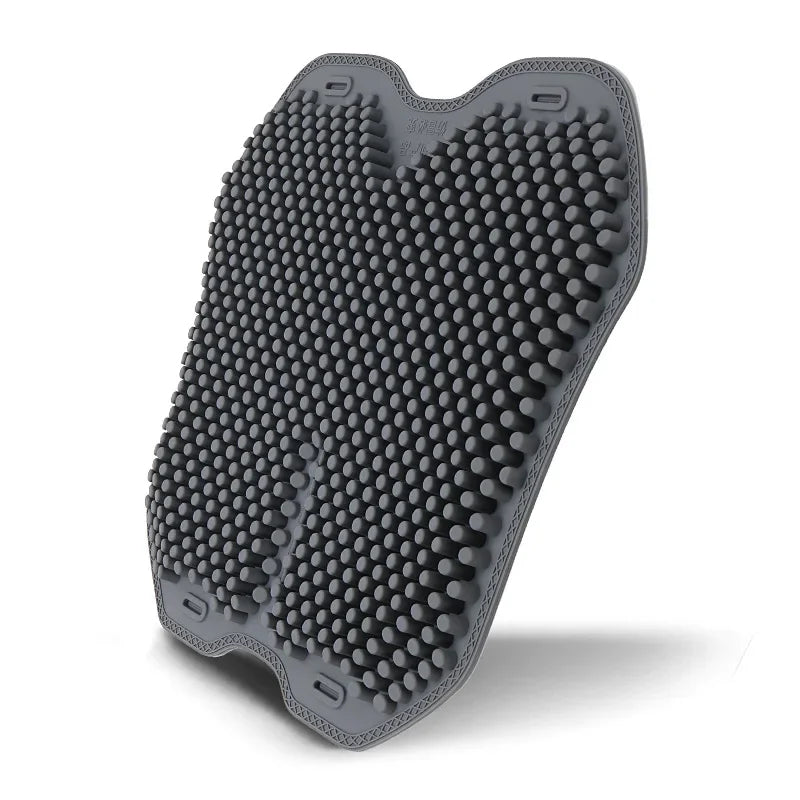 Silicone Non-Slip Car Seat Cushion – Universal Four-Season Cooling Breathable Seat Cover for Car, Office, and Home Use - Delicate Leather