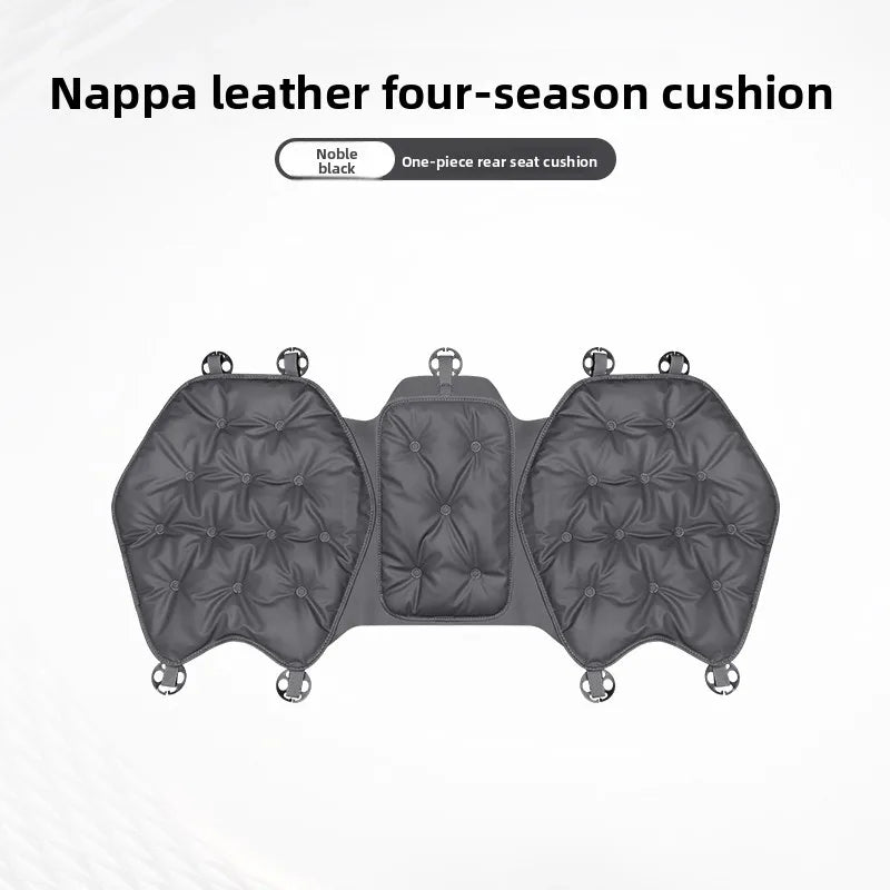 Universal Winter Down Car Seat Cover – Warm Breathable Soft Seat Cushion Protector for Vehicle Interior - Delicate Leather