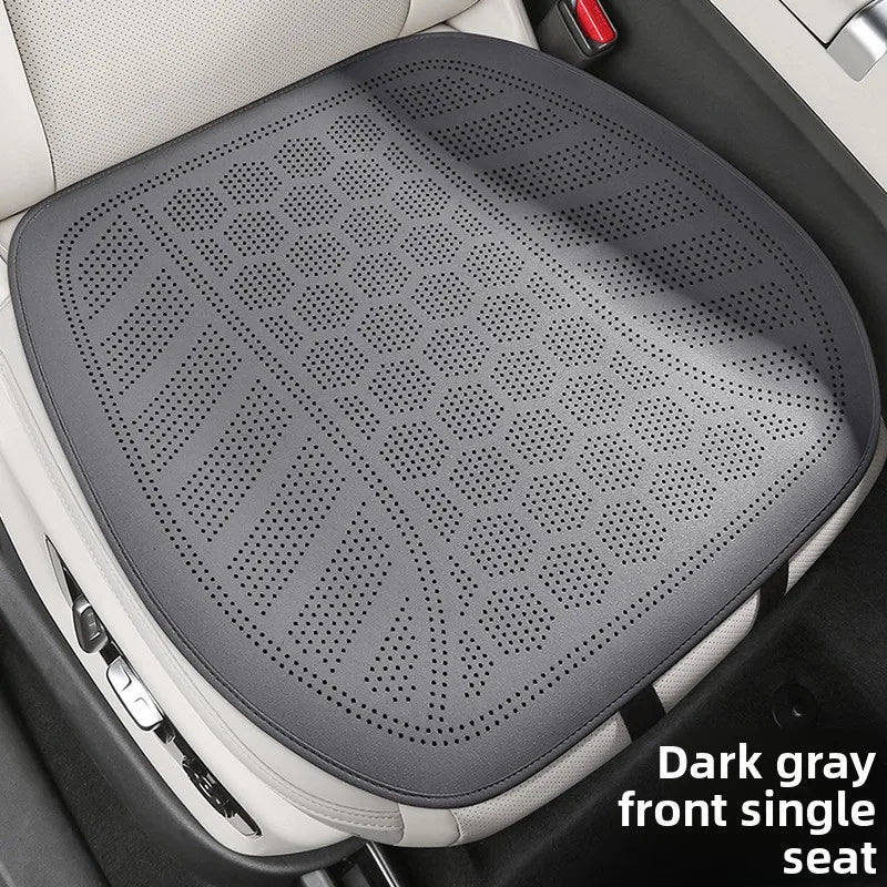 Ultra-Thin Suede Car Seat Cushion – Breathable Universal Seat Cover Pad for Vehicle Interior - Delicate Leather