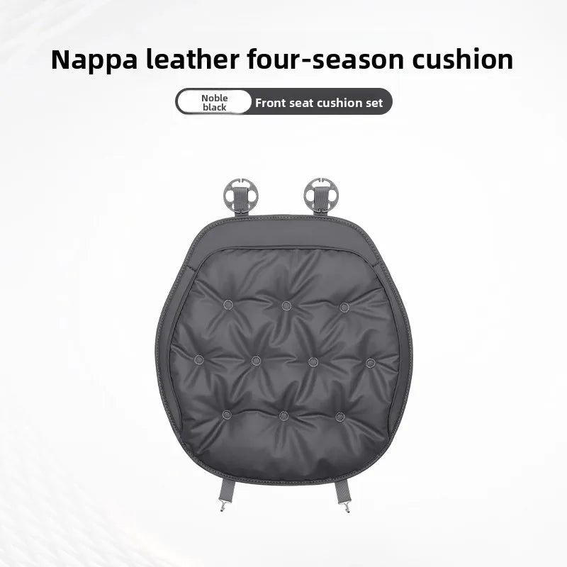 Universal Winter Down Car Seat Cover – Warm Breathable Soft Seat Cushion Protector for Vehicle Interior - Delicate Leather