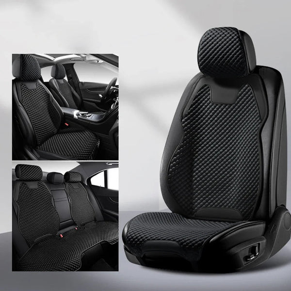 Cool Comfort Car Seat Cushion - Delicate Leather