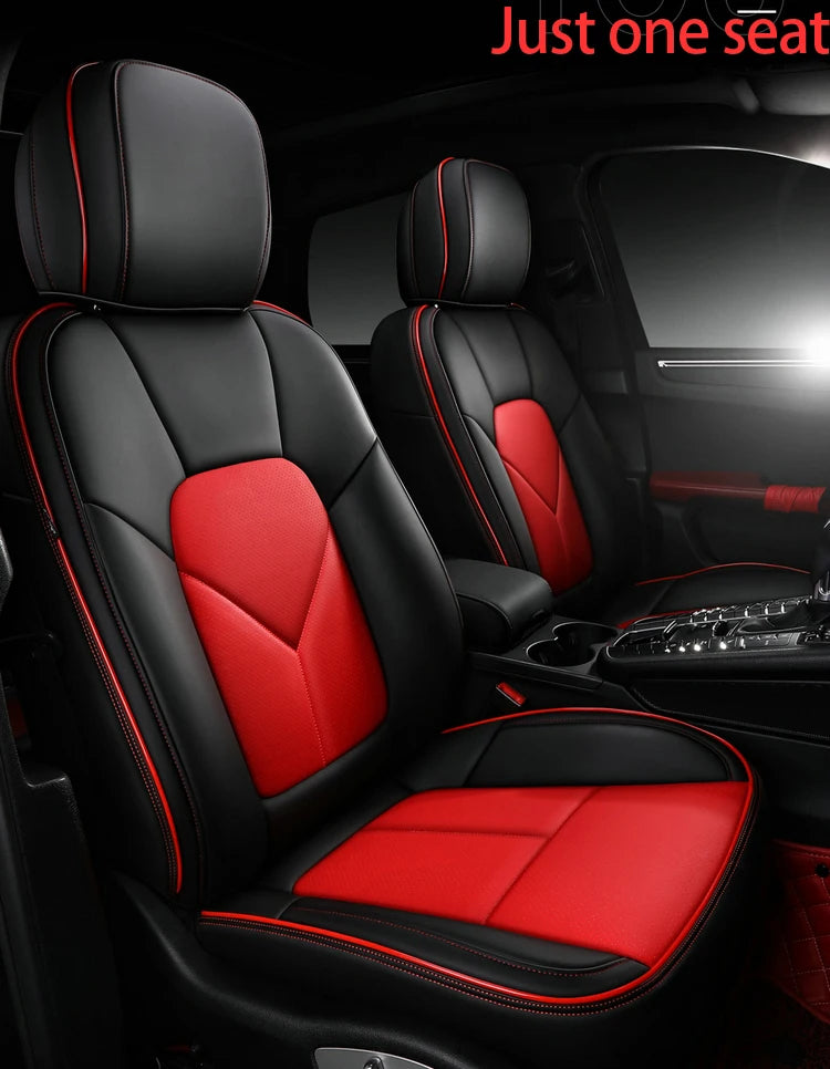 Nappa Leather Car Seat Cover – High-Quality Styling for Universal Auto Interior - Delicate Leather
