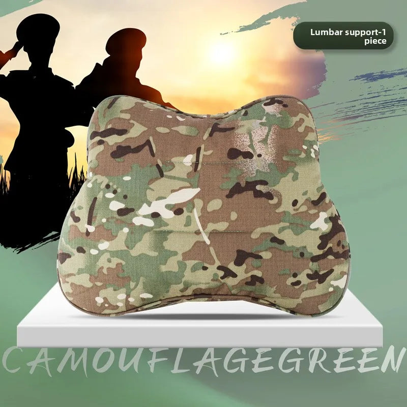 Universal Car Headrest Pillow – High-Quality Latex Cushion with Breathable Leather Cover, Neck and Lumbar Support Pillow - Delicate Leather