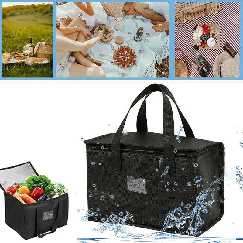 Food Delivery Bags with 28-70L Capacity Made from Food-Grade Material, Convenient Pizza Takeaway Bags, Easy-to-Clean Ruck Bags for Outdoor Activities