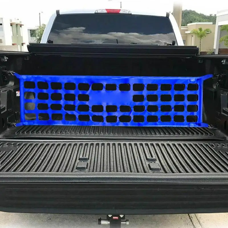 Cargo Net Trunk Bed Organizer: Convenient Storage Solution for Trucks, SUVs, and Cars, Ideal for Holding Groceries and Other Items in Place in the Pickup Truck Bed - Delicate Leather