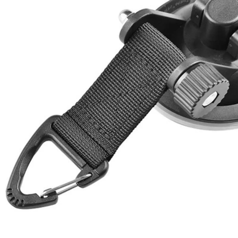 4Pcs Car Truck Tent Suction Cups Buckle: Round and Triangular Anchors for Securing Outdoor Camping Tents and Awnings, Convenient Car Accessories for Safe and Stable Setup - Delicate Leather