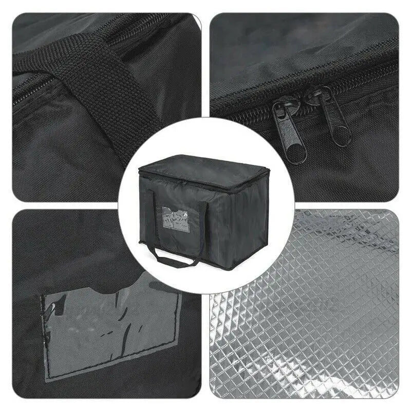 Food Delivery Bags with 28-70L Capacity Made from Food-Grade Material, Convenient Pizza Takeaway Bags, Easy-to-Clean Ruck Bags for Outdoor Activities