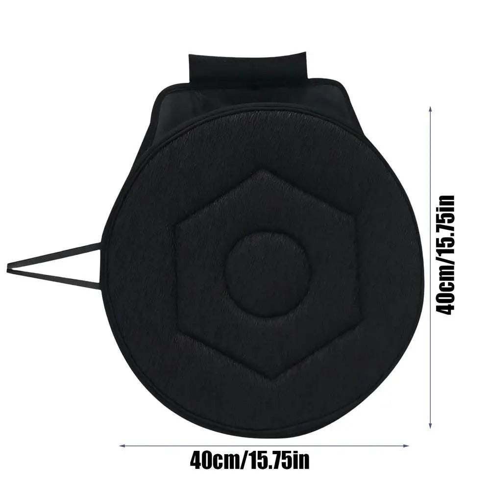360° Rotating Car Seat Cushion – Portable Swivel Seat for Easy Movement - Delicate Leather