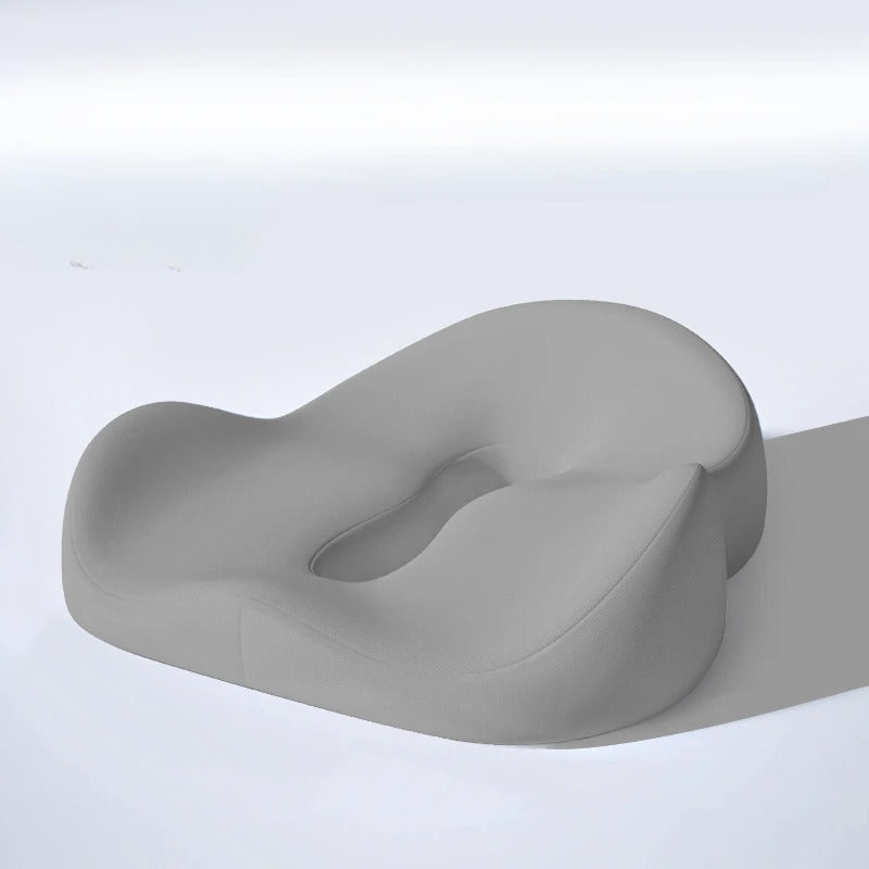 Memory Foam Non-Slip Seat Cushion – Hip & Tailbone Pain Relief for Office Chairs & Car Seats - Delicate Leather