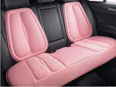 Universal Non-Slip Car Seat Cushion – Convex Cooling Design for Heat Dissipation | Summer Sweatproof Chair Pad - Delicate Leather