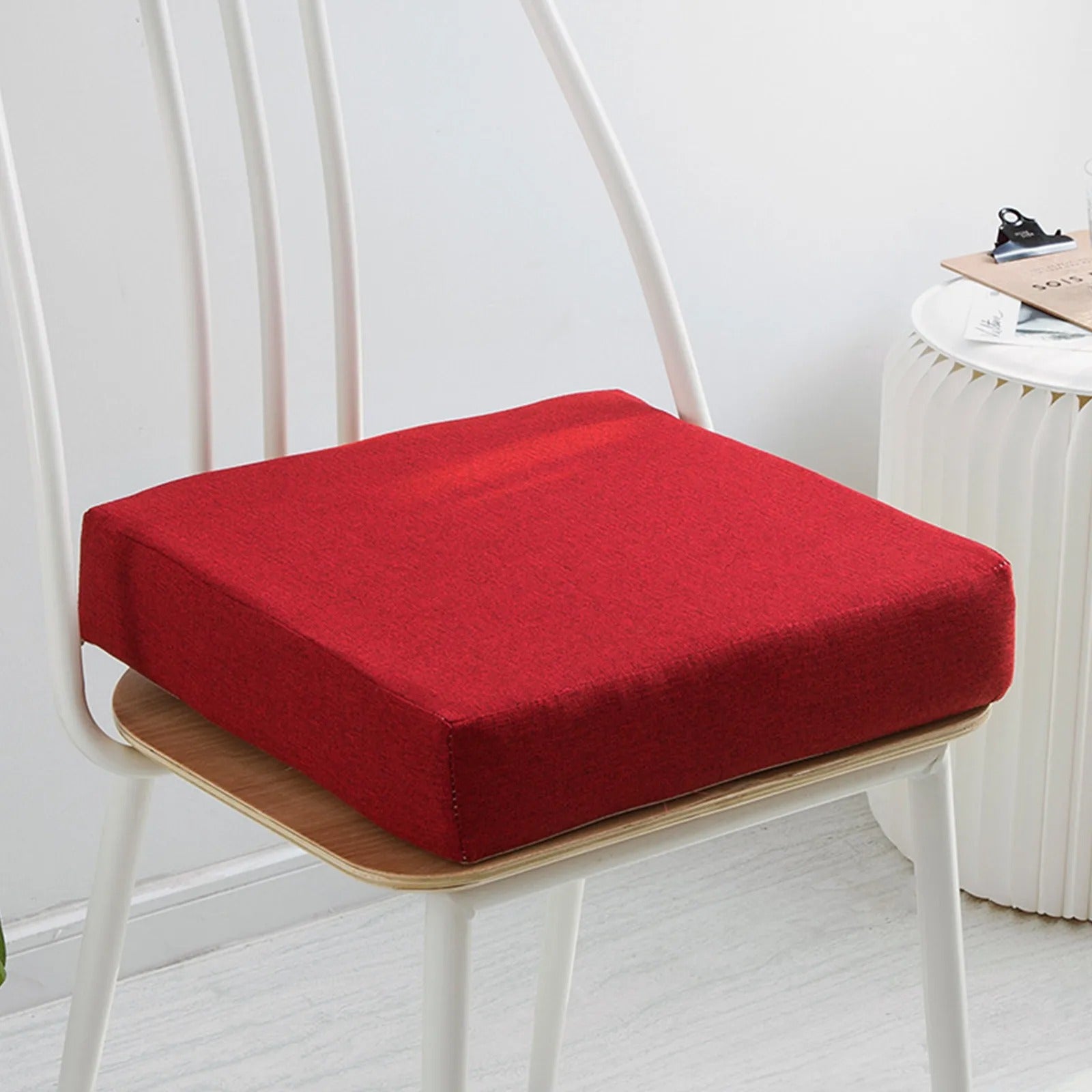 Premium Memory Foam Chair Cushion – High-Density Comfort & Winter Warmth - Delicate Leather