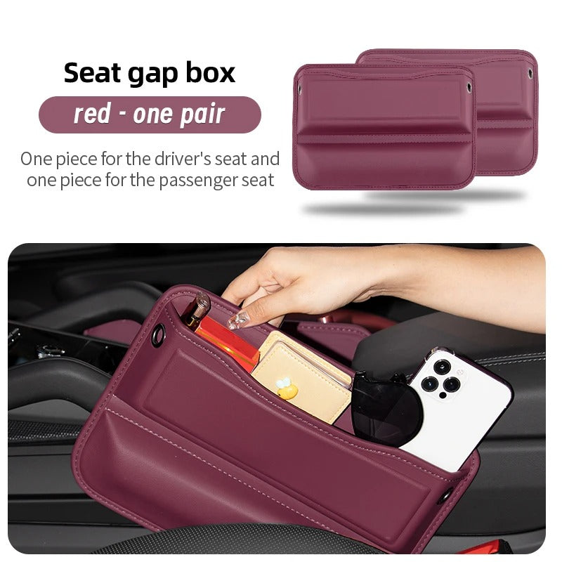Universal Car Seat Gap Storage Box – Multifunctional Seat Gap Pocket Organizer