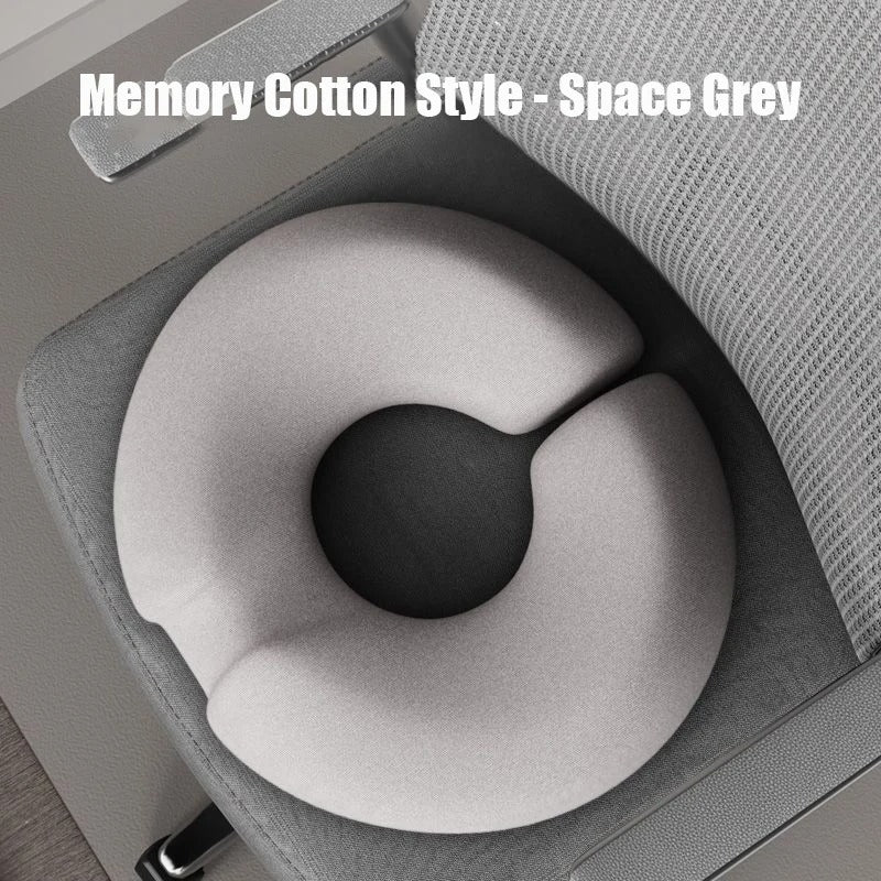 Multifunctional Orthopedic Seat Cushion – Ergonomic Support for Office, Pregnancy, and Hip Pain Relief - Delicate Leather