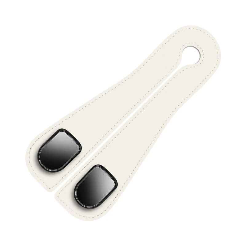 Durable Car Seat Back Double Hook – Leather Hanging Bag Storage Organizer - Delicate Leather