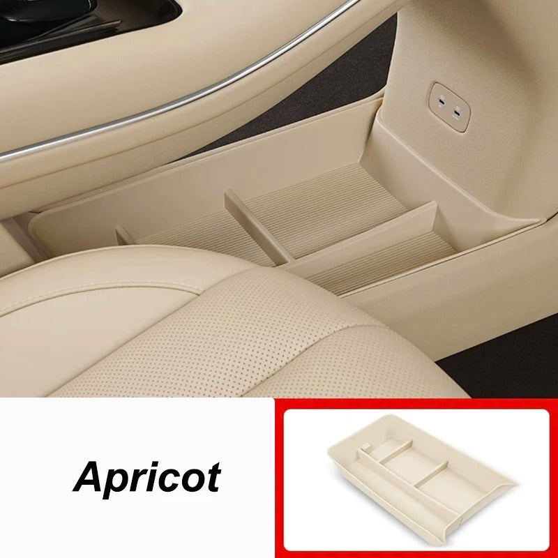 Central Control Lower Storage Box – Silicone Organizer for Aito M7 (2022-2024) - Delicate Leather