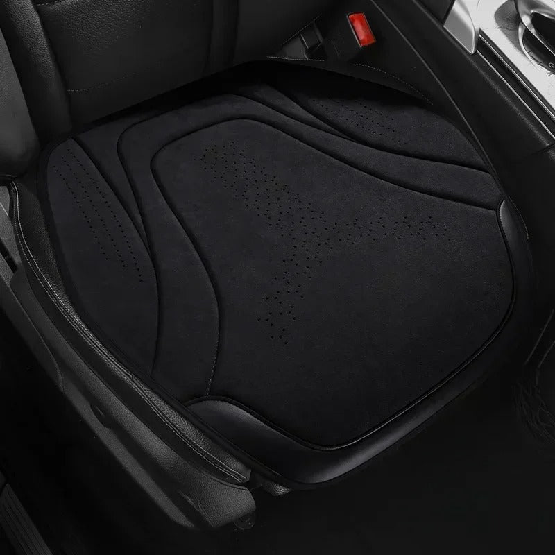 Universal Four-Season Car Seat Cover – Breathable Flax Anti-Slip Protection for Sedans, SUVs, and MPVs - Delicate Leather
