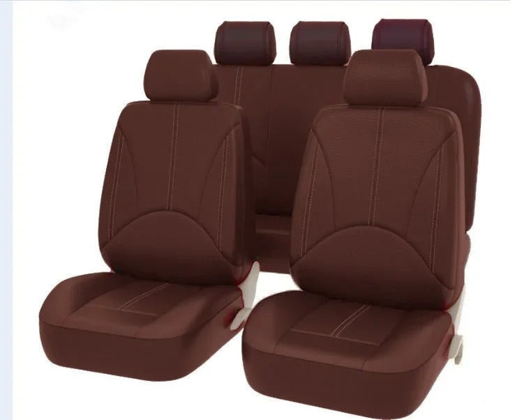PU Leather Car Seat Covers for Honda Accord, Civic, CR-V, and More – Perforated Design for 4/9 Seats - Delicate Leather