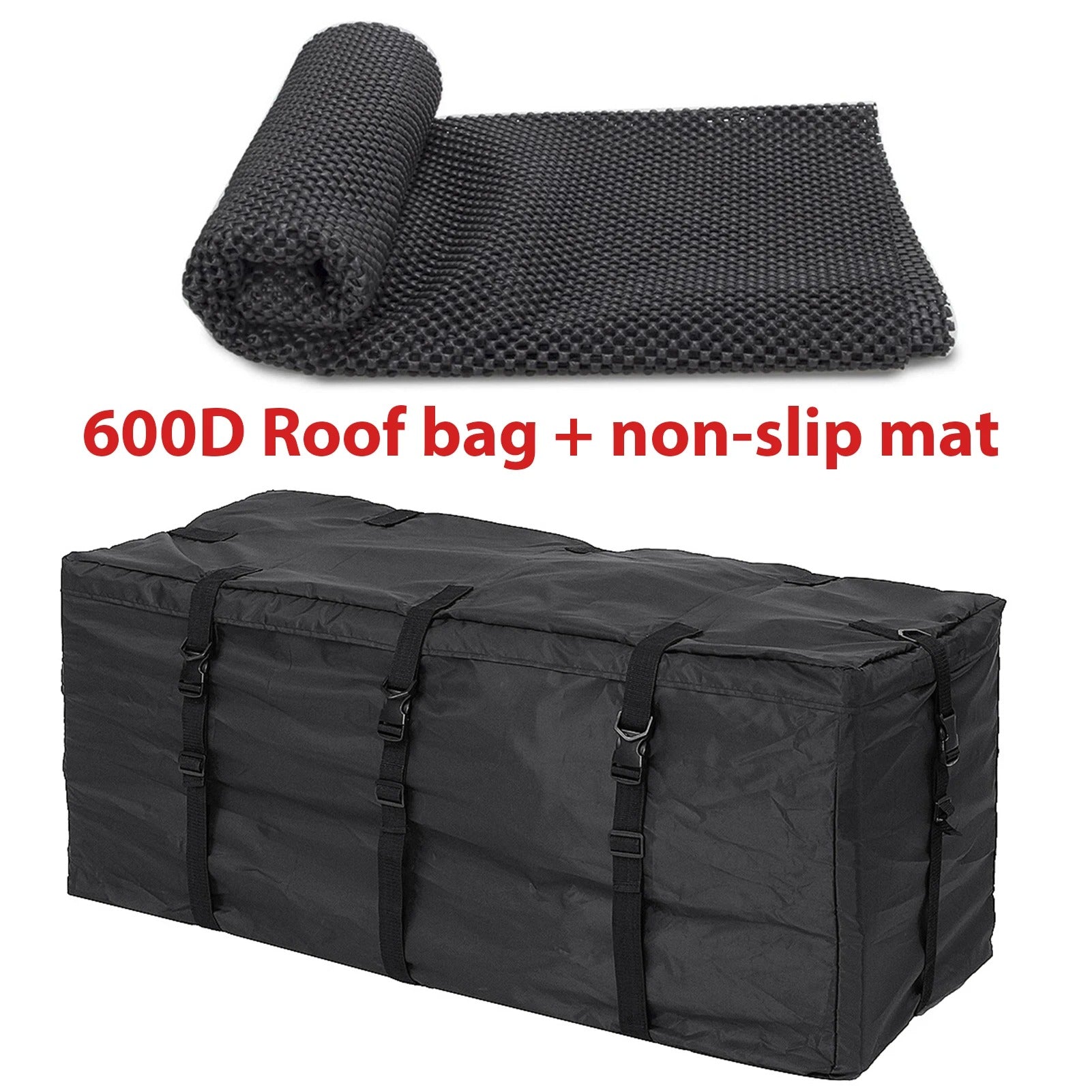 120x51x51cm Waterproof Car Cargo Roof Bag - Durable Rooftop Luggage Carrier for SUVs, Vans & Cars