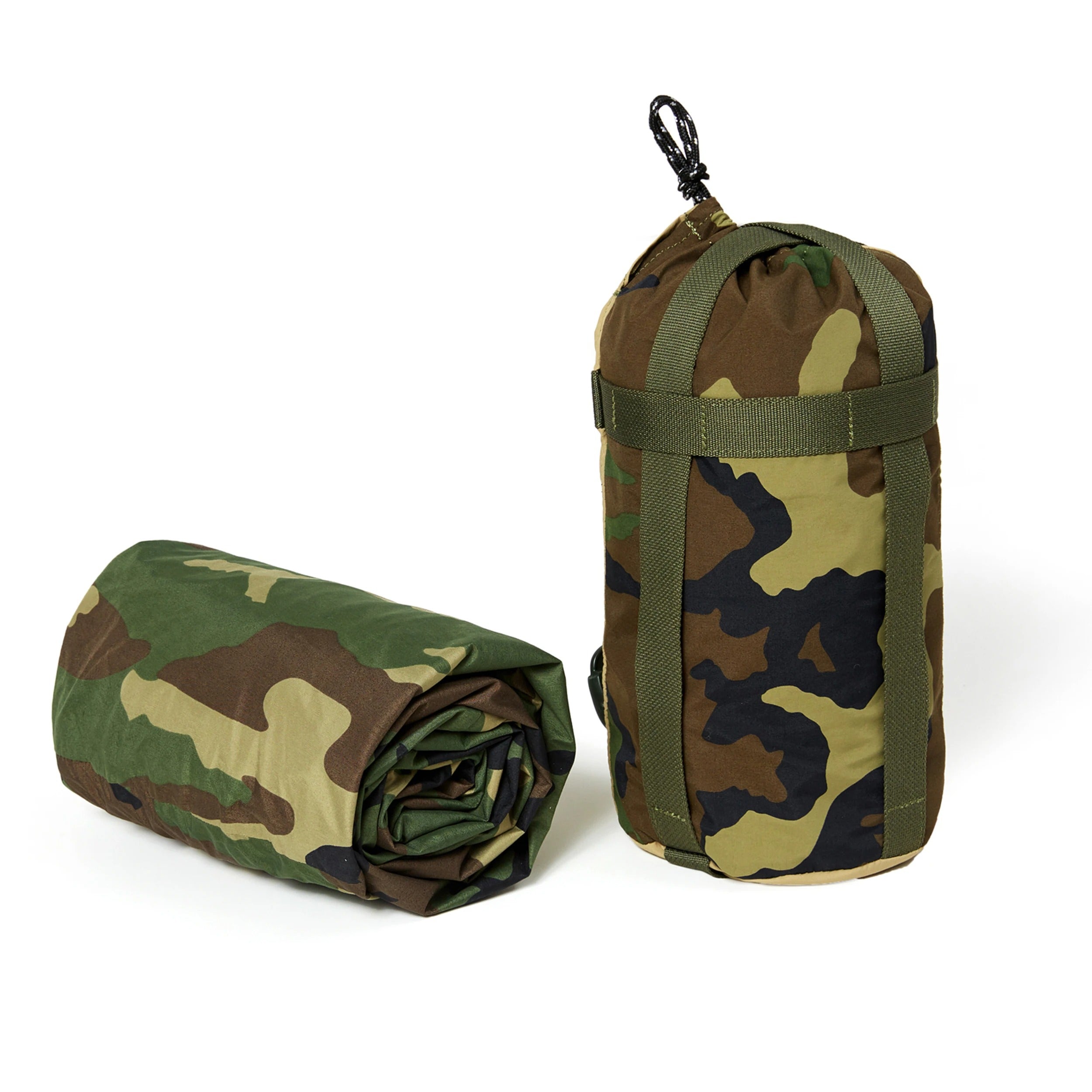 Military Army Modular Sleeping Bag Cover Sack – Multicam & Woodland Camo - Delicate Leather