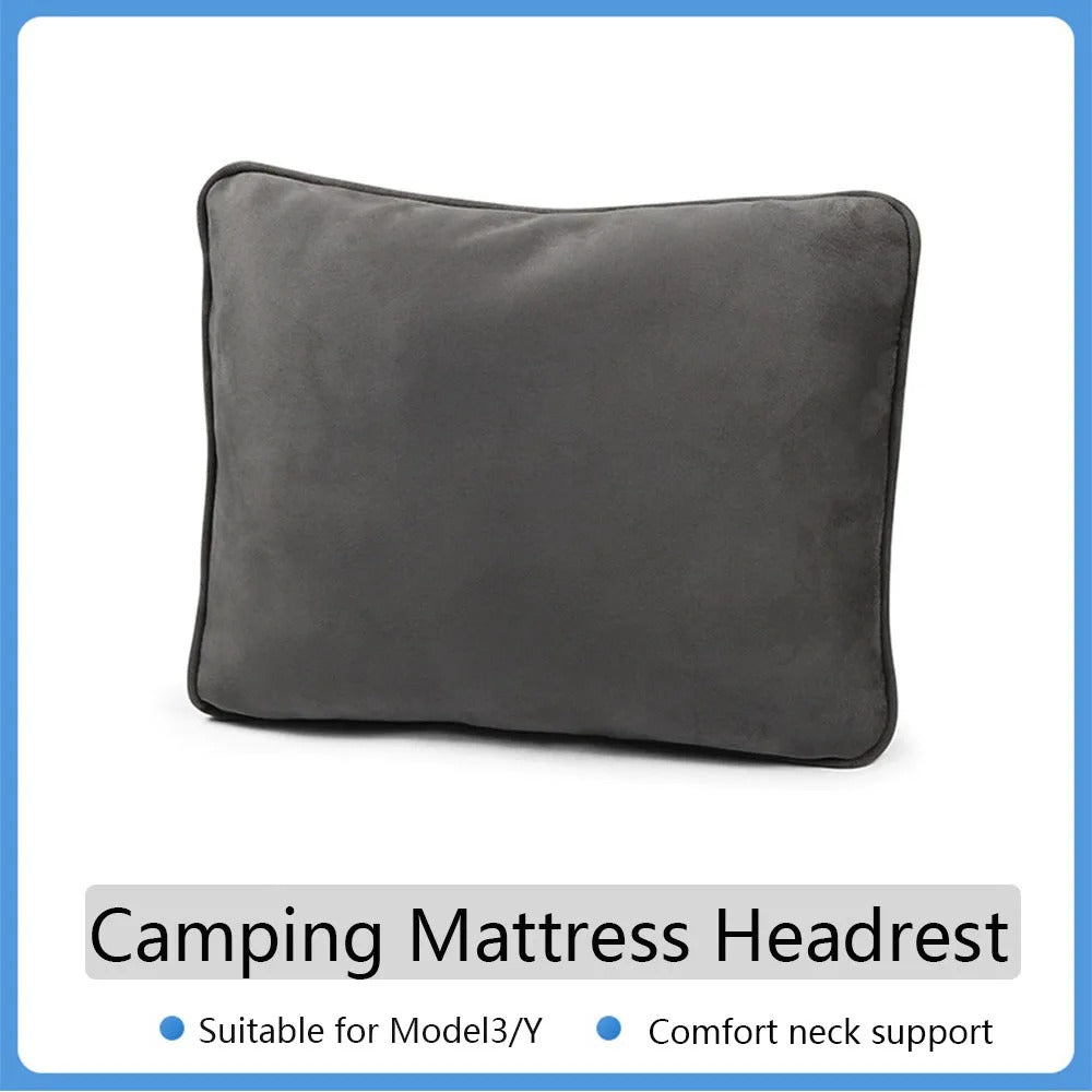 Car Air Mattress for Tesla Model Y / Model 3 – Self-Inflating Camping & Travel Bed - Delicate Leather