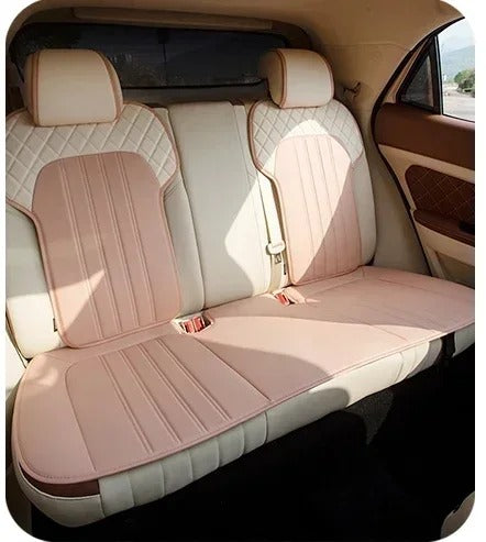 Universal Honeycomb Car Seat Cover – Ventilated Cooling Cushion for All-Season Comfort & Seat Protection - Delicate Leather