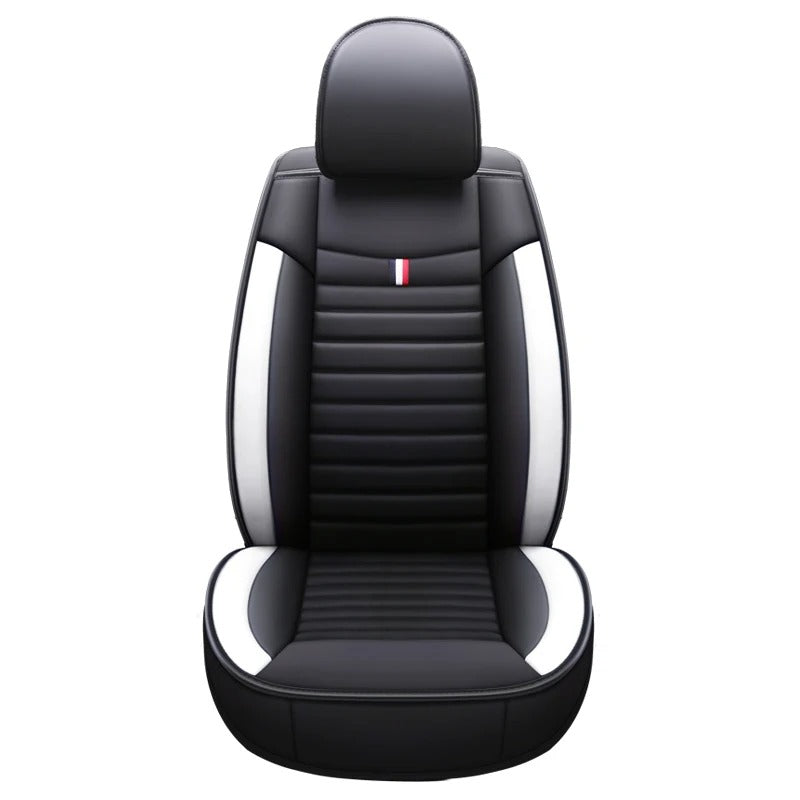 Universal Leather Car Seat Cover for Car - Black, Blue, Red - Delicate Leather