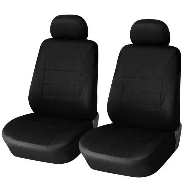 Universal Breathable Fabric Car Seat Covers Full Set - Four-Season Protection for Trucks, Vans, and SUVs - Delicate Leather