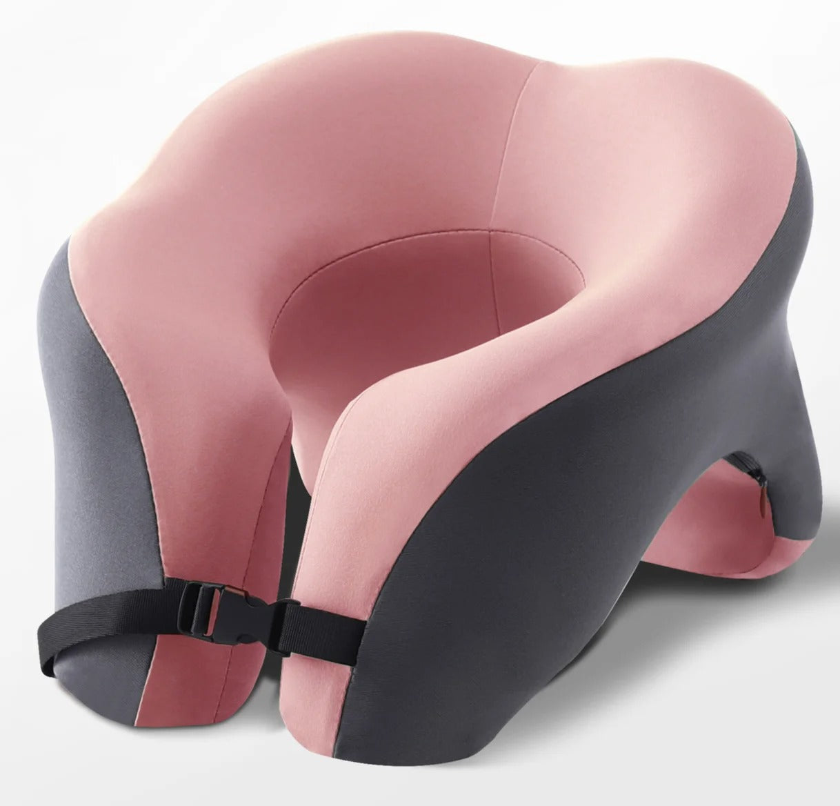 U-Shaped Memory Foam Nap Pillow – Portable Neck Pillow for Office, Travel, and Student Use - Delicate Leather