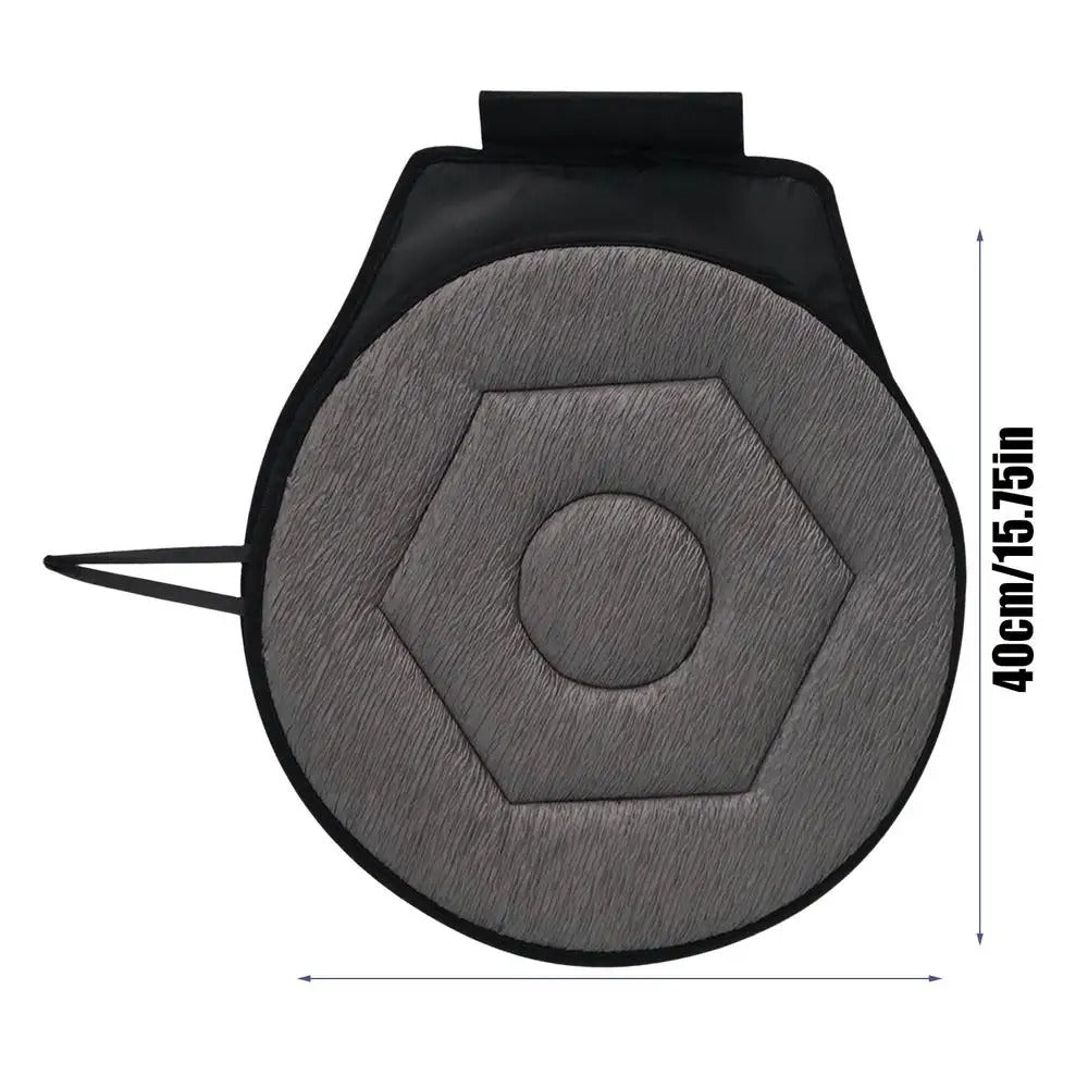 360° Rotating Car Seat Cushion – Portable Swivel Seat for Easy Movement - Delicate Leather