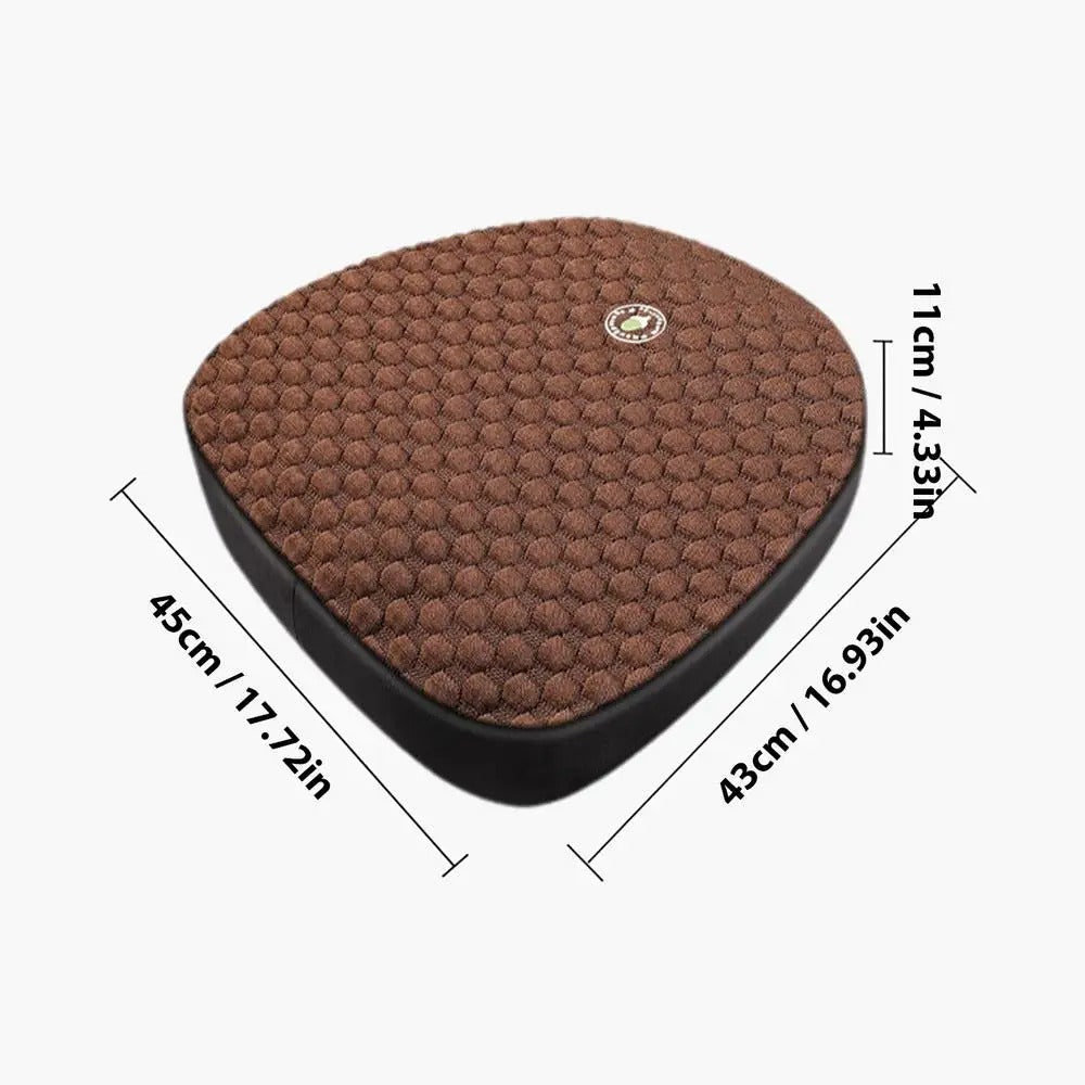 Ultra-Thick Memory Foam Car Seat Cushion – Heightened Support for Short Drivers